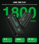 DinoFire Xbox Controller Charging Station and Batteries