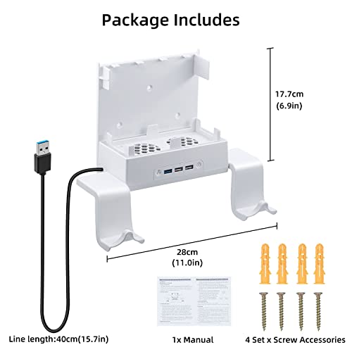 RGB Cooling Stand for Xbox Series S with USB Ports