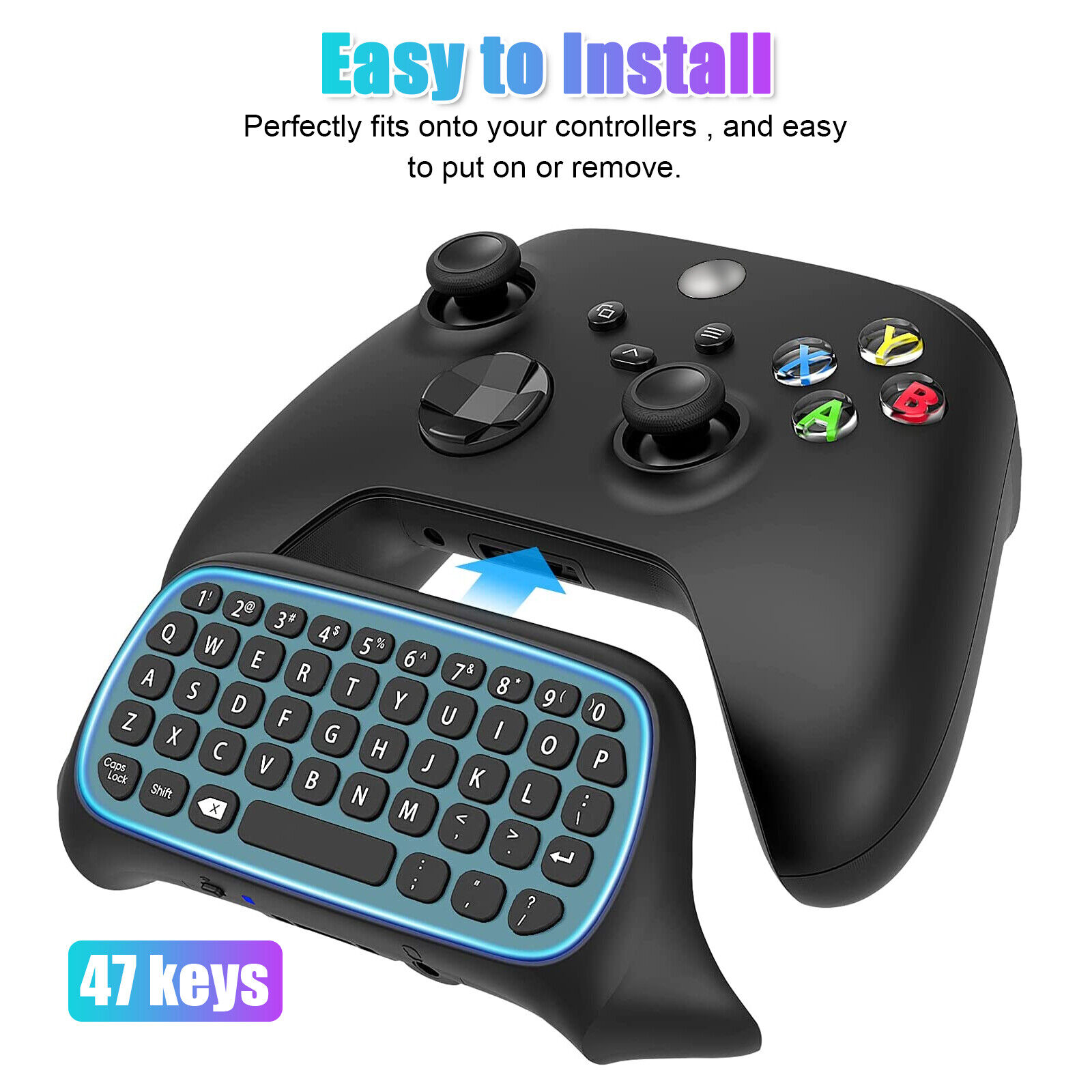 Mini Bluetooth Keyboard Chatpad for Xbox Series X/S