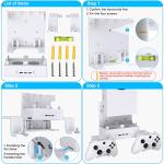 MENEEA Wall Mount for Xbox Series S with RGB Light