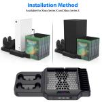 Xbox Series X Vertical Cooling Stand and Game Organizer