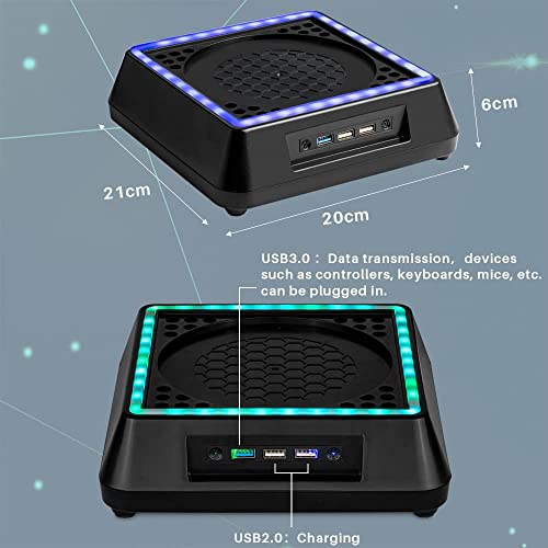 Xbox Series X Cooling Station with RGB Fans
