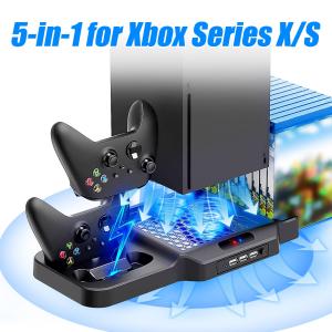 Vertical Cooling Stand and Charger for Xbox Series X/S