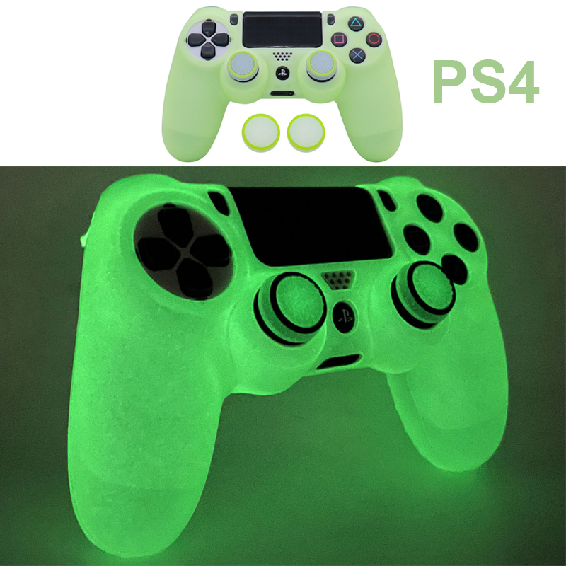 Glow-in-the-Dark Silicone Controller Cases for PS4/PS5/Xbox