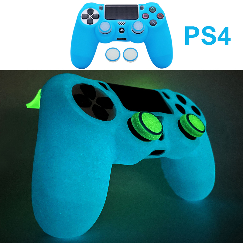 Glow-in-the-Dark Silicone Controller Cases for PS4/PS5/Xbox
