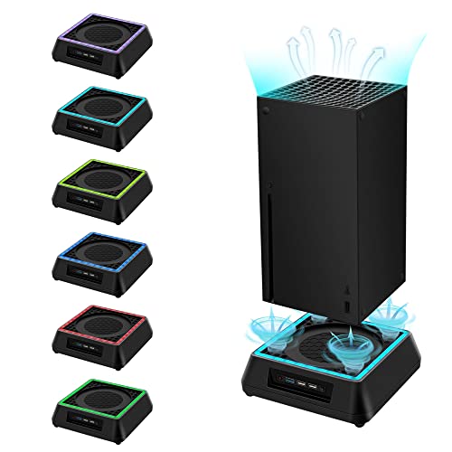 RGB Cooling Fan Stand for Xbox Series X