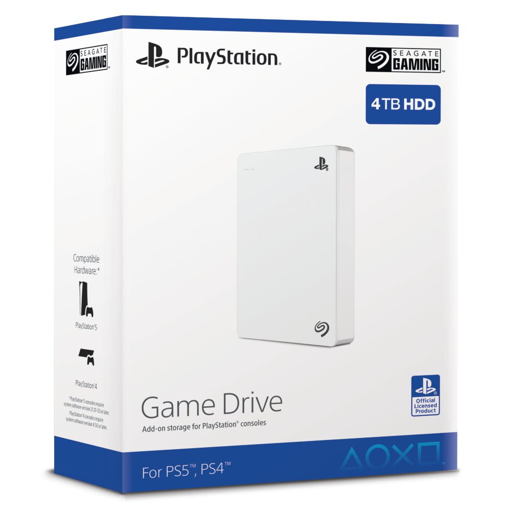 Seagate 4TB External Hard Drive for PlayStation