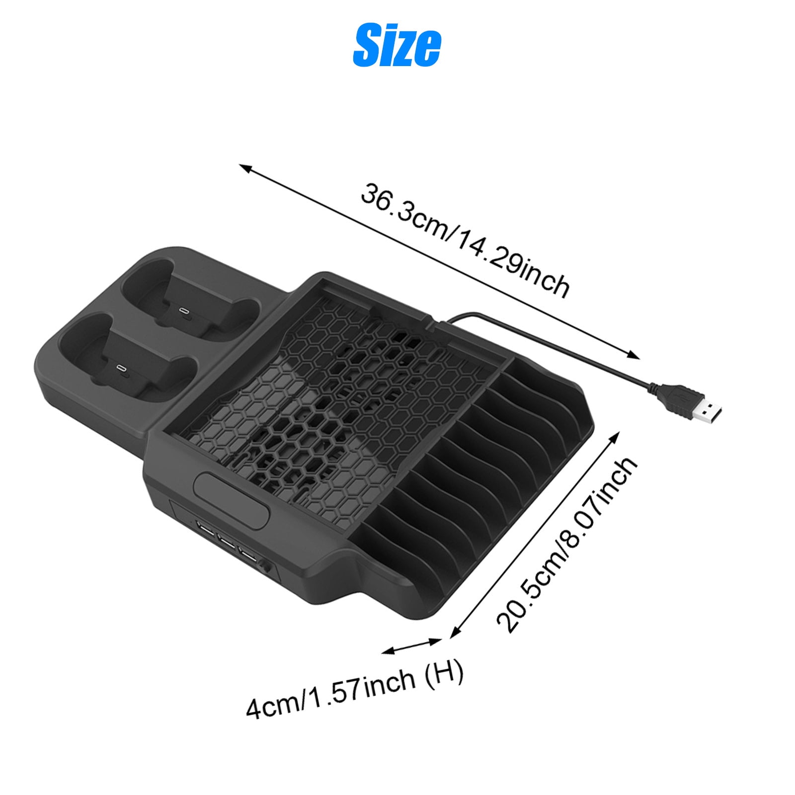 Vertical Cooling Stand and Charger for Xbox Series X/S