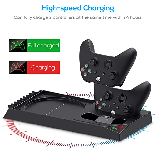 YUANHOT Xbox Series X Cooling Stand & Charger