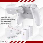 Venom Twin Dock for Xbox Series X - White
