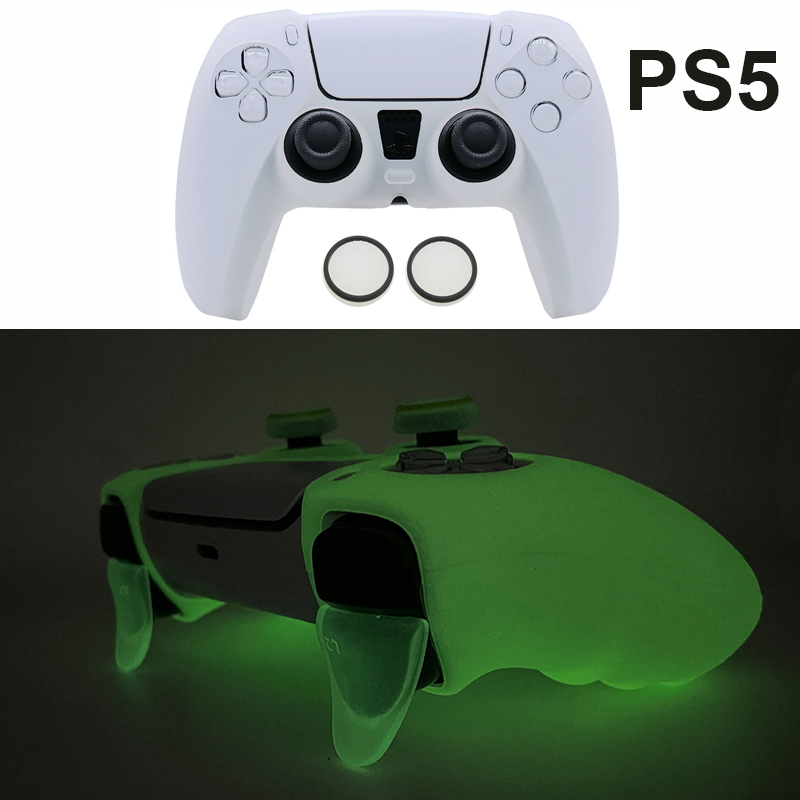 Glow-in-the-Dark Silicone Controller Cases for PS4/PS5/Xbox