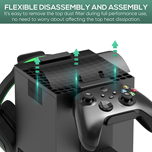 Xbox Series X Dust Filter & Controller Stand Bundle