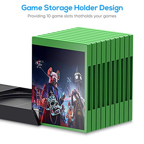 YUANHOT Xbox Series X Cooling Stand & Charger