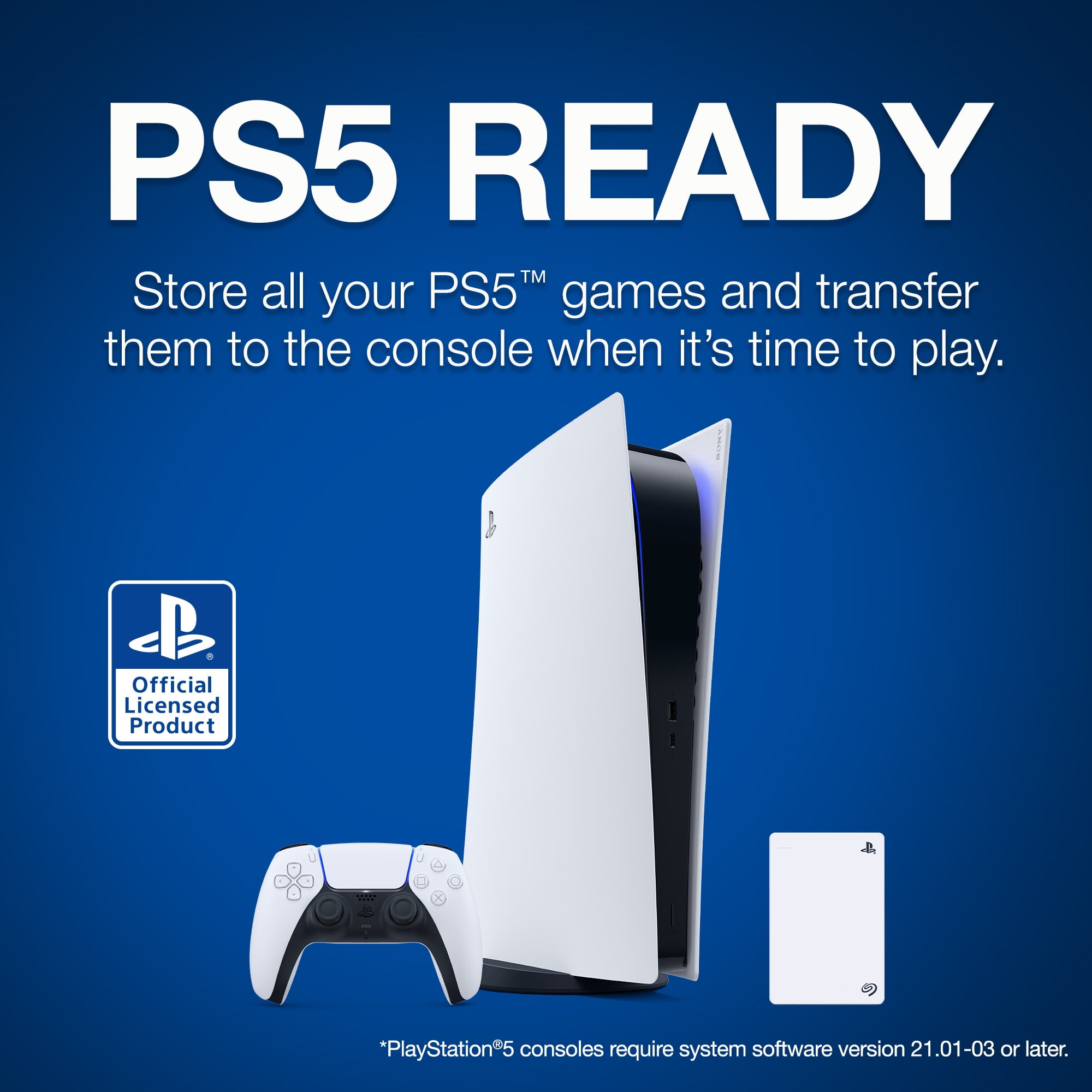 Seagate 4TB External Hard Drive for PlayStation