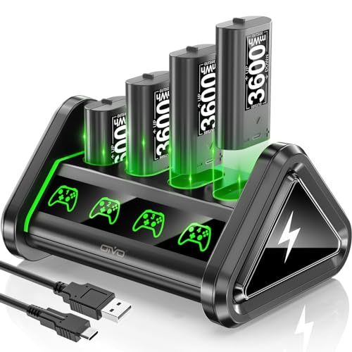 4-Pack Xbox Controller Rechargeable Batteries