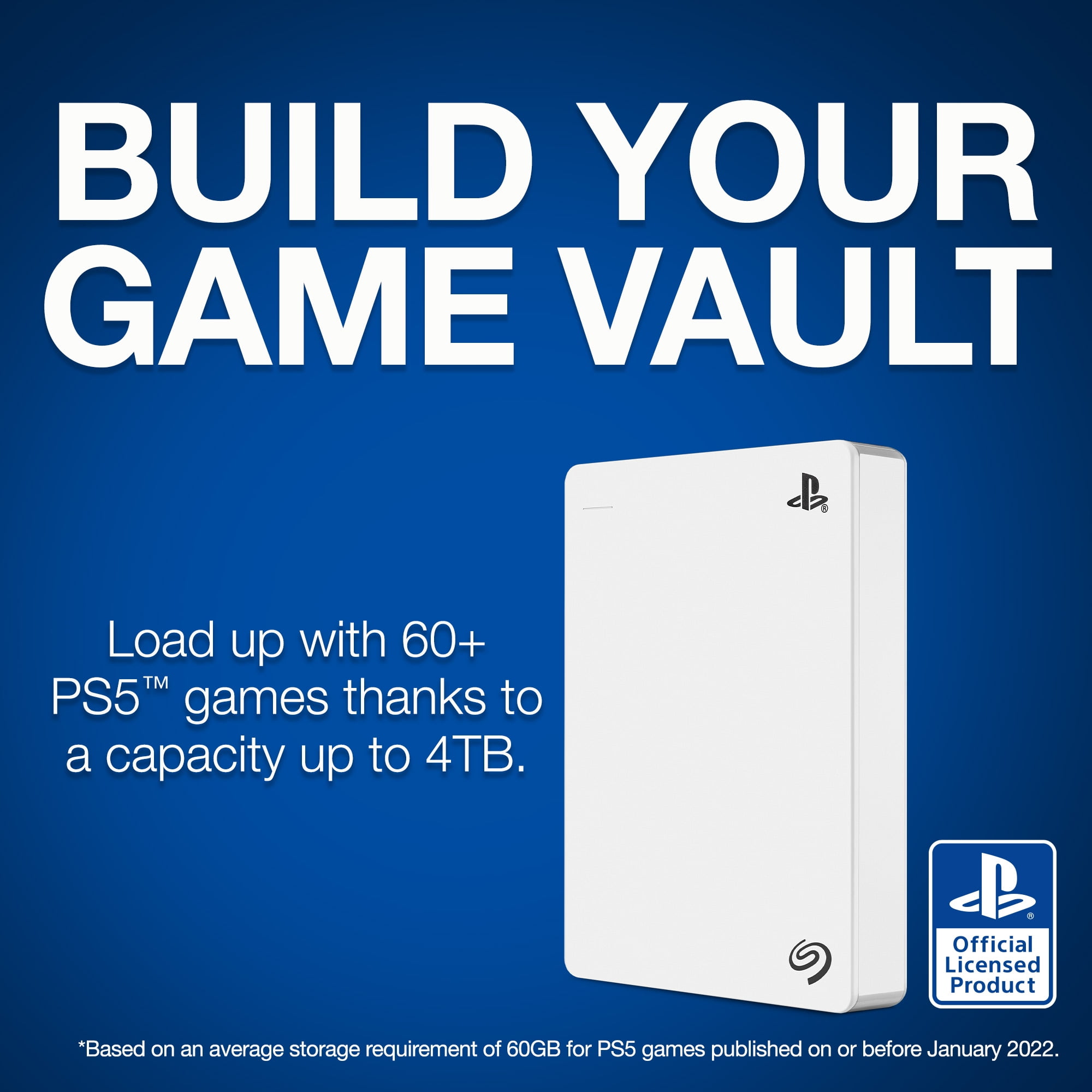 Seagate 4TB External Hard Drive for PlayStation