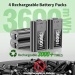 OIVO Xbox Rechargeable Batteries with Charger Station