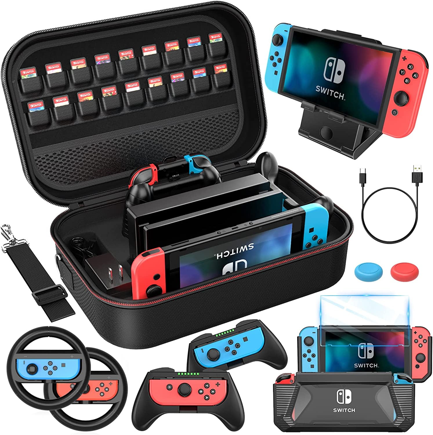 12 in 1 Nintendo Switch Accessories Bundle