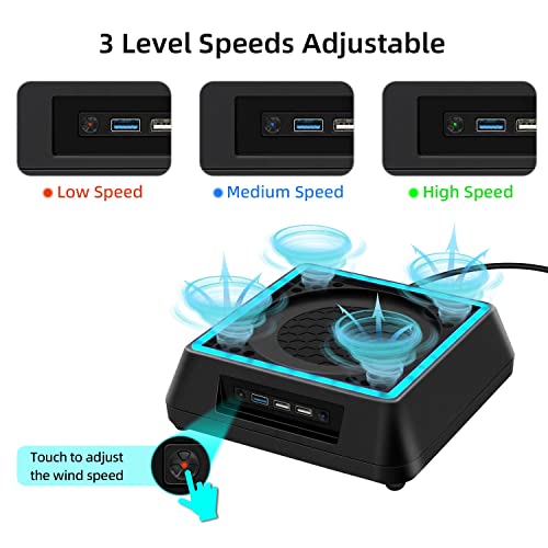 RGB Cooling Fan Stand for Xbox Series X