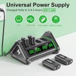 OIVO Xbox Rechargeable Batteries with Charger Station