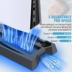 BEBONCOOL Vertical Stand and Cooling Fan for PS5