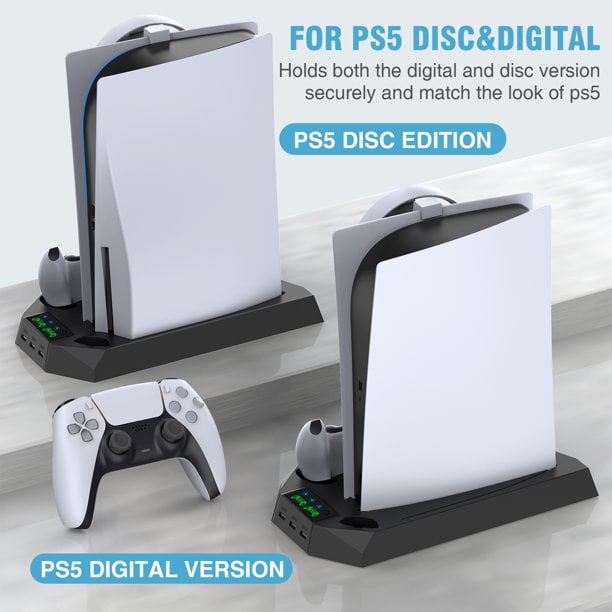 BEBONCOOL Vertical Stand and Cooling Fan for PS5