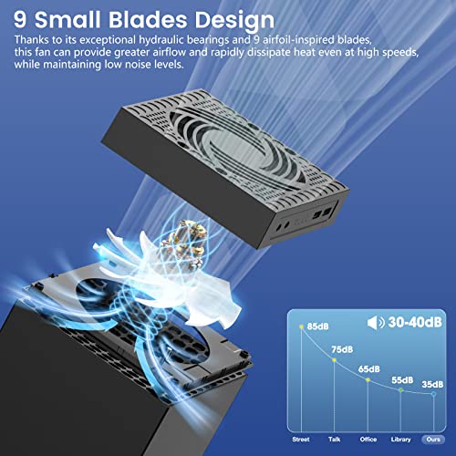 Xbox Series X Cooling Fan with RGB Lights