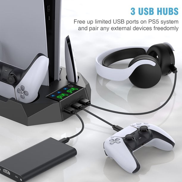 BEBONCOOL Vertical Stand and Cooling Fan for PS5