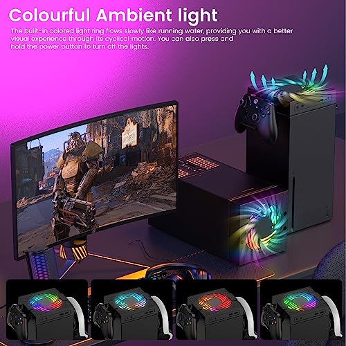 Xbox Series X Cooling Fan with RGB Lights