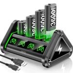 4-Pack Xbox Controller Rechargeable Batteries
