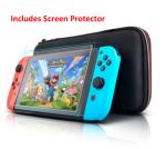 Nintendo Switch Black Case with Screen Protector