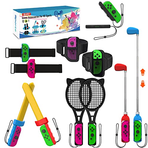 12-in-1 Nintendo Switch Sports Accessories Bundle