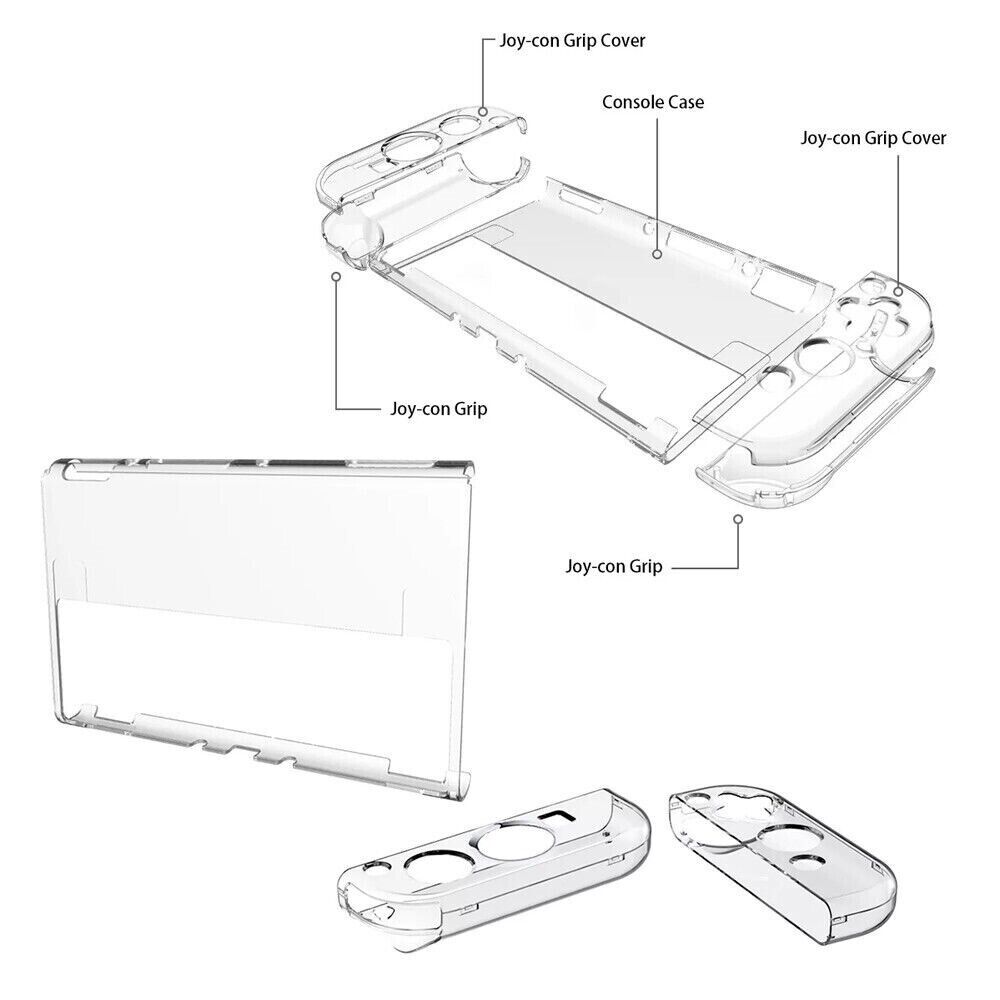 Clear Hard Case for Nintendo Switch OLED