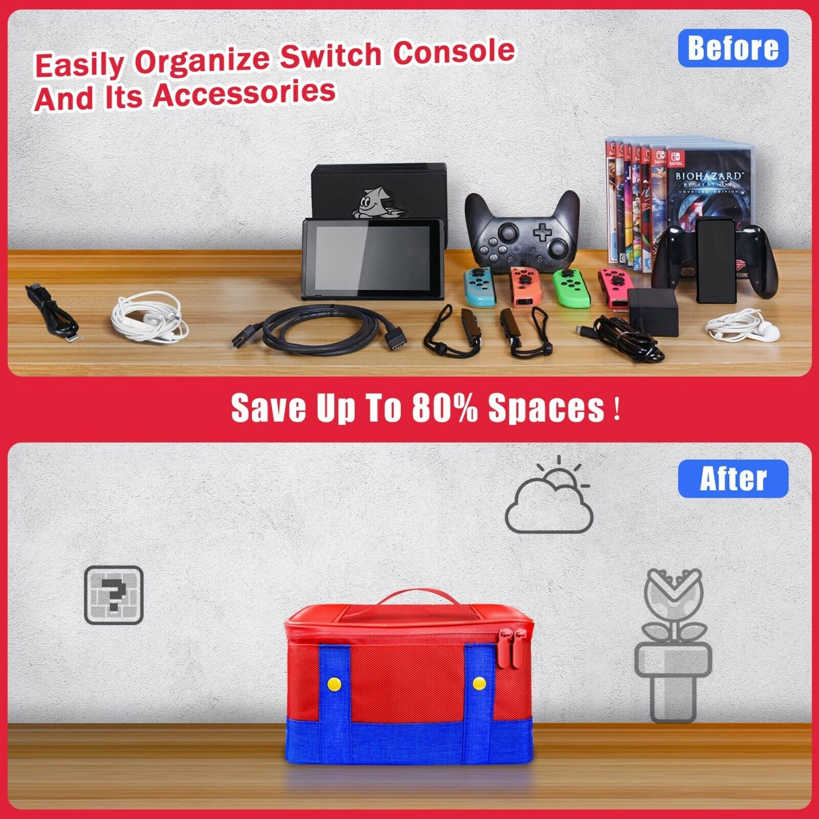 Nintendo Switch/OLED Travel Case Bag