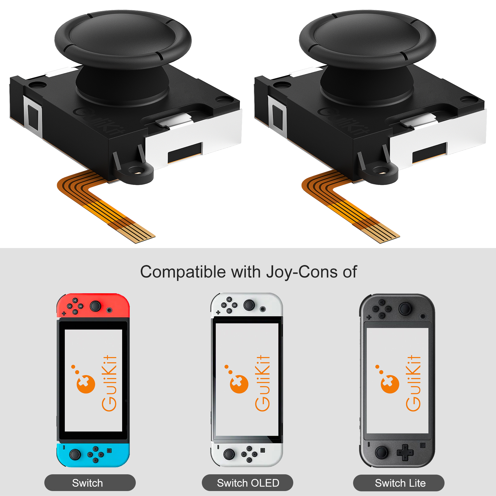 Gulikit No Drift Joystick for JoyCon Replacement