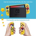 Cute TPU Cases for Nintendo Switch Joy-Con - Yellow Poke