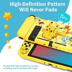 Cute TPU Cases for Nintendo Switch Joy-Con - Yellow Poke