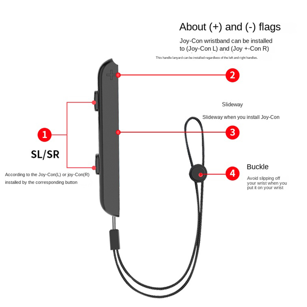 Nintendo Switch OLED Wrist Strap Lanyard for Joy-Con