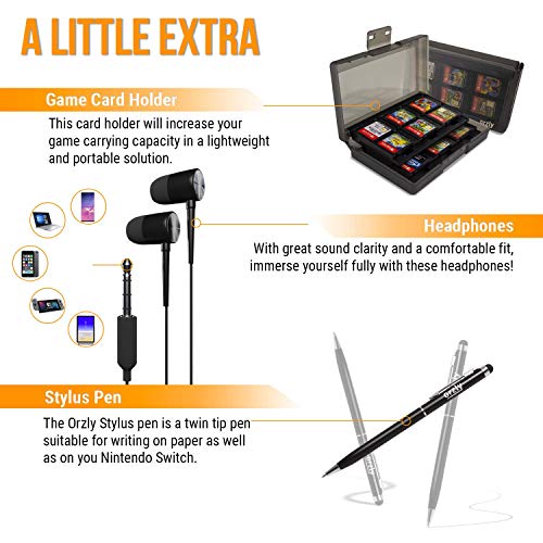 Orzly Nintendo Switch Geek Pack Accessories Bundle
