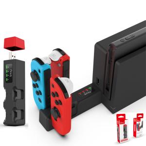 4-in-1 Wireless Charging Station for Nintendo Switch
