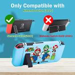 Cute Kawaii Nintendo Switch TPU Case - Blue Mushroom