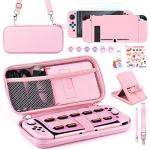 17-in-1 Pink Switch Accessories Bundle for Girls