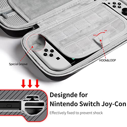 Benazcap Transparent Case for Nintendo Switch OLED