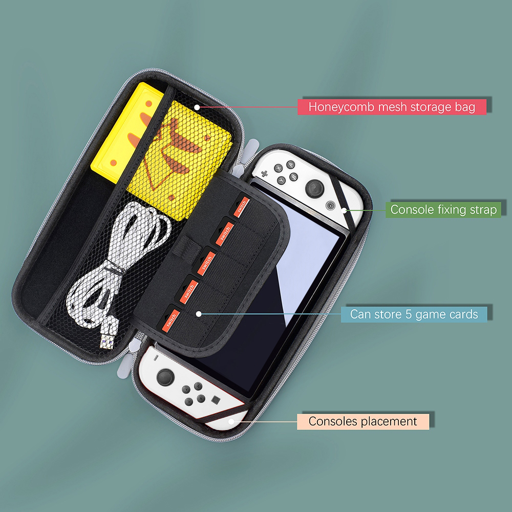 Nintendo Switch OLED Hard Shell Case & Accessories