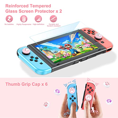 17-in-1 Pink Switch Accessories Bundle for Girls