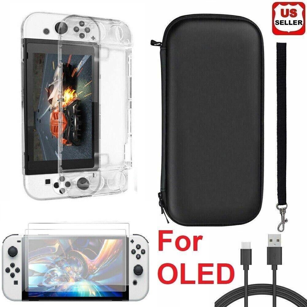 Nintendo Switch OLED Accessory Case and Cable Set