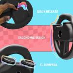 Orzly Twin Pack Steering Wheels for Switch Joy-Cons