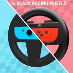 Orzly Twin Pack Steering Wheels for Switch Joy-Cons