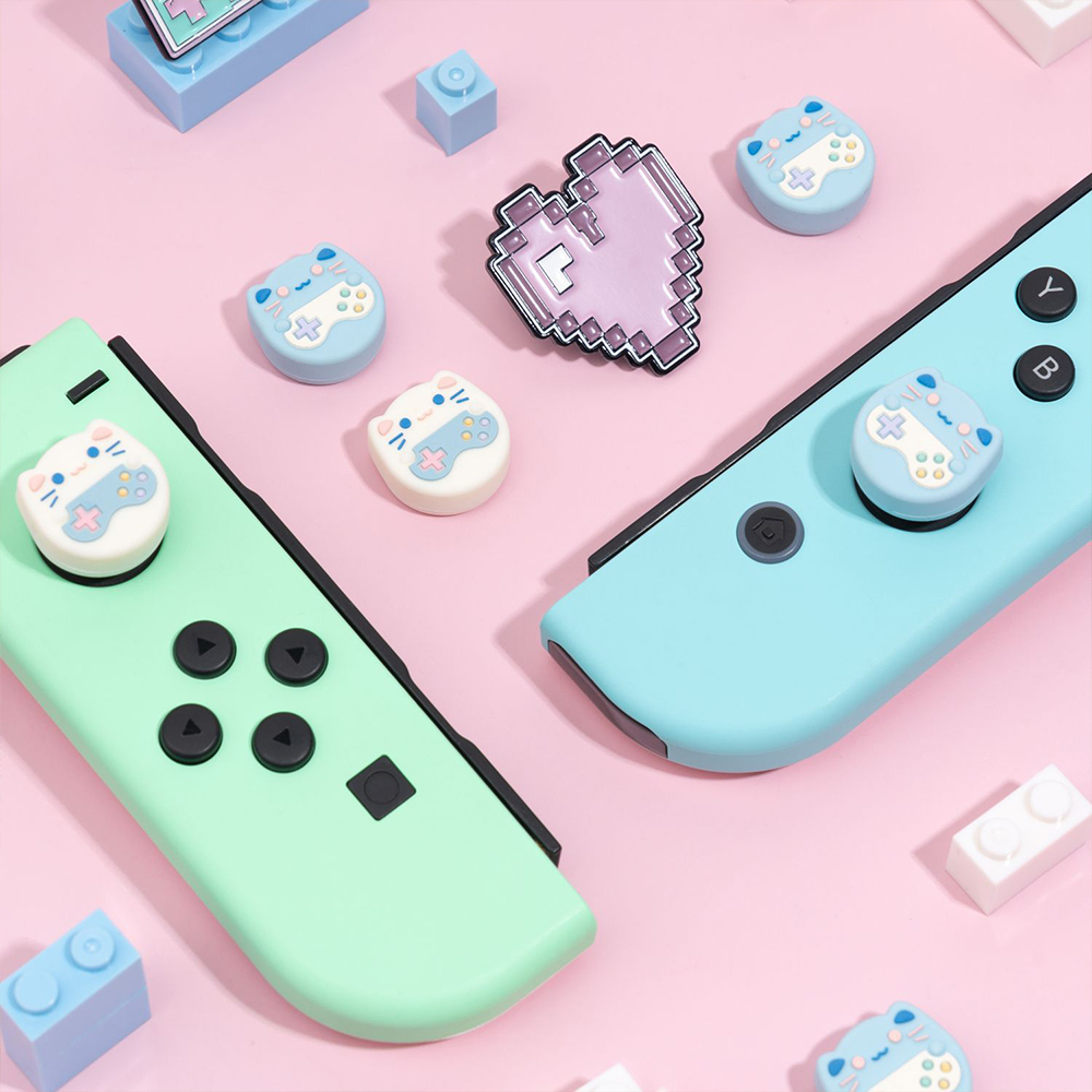 Silicone Cat Claw Grip Caps for Switch Lite