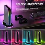 PS5 Stand with Cooling Fan and RGB Light